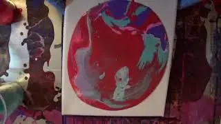 How I do an Acrylic paint pour.