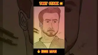 TONY STARK🔥ITON MAN🔥 DIGITAL ART FROM MY ART💥#shorts #ironman #marvel #trending #digitalart