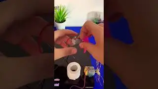 Bubble-Maker Using DC Motor #shorts