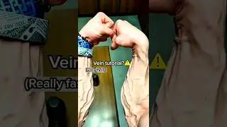 Forearm veins Tutorial….⚠️ #forearmworkout #gripstrength #forearms