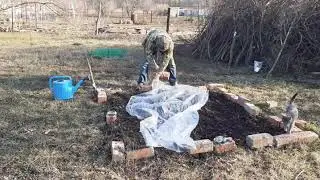 Жизнь в деревне. Садим огород 2 Марта