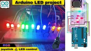 Mastering Arduino: Joystick LED Controller for Beginners! #diy
