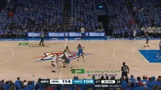 Chet Holmgren Says No To Daniel Gafford OKC vs MAVS #nbaplayoffs2024 #okcthunder #dallasmavs