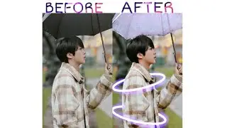 Tutorial Picsart Neon Glowing |Jin bts |3| 방탄소년단