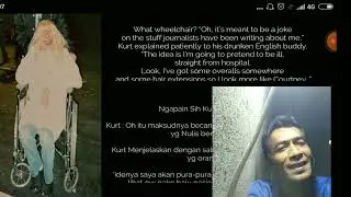 Reaction Kurt Cobain interview sambil molor (Nirvana)
