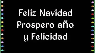 FELIZ NAVIDAD - (Lyrics)