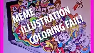 Internet Meme Illustration in COLOR [FAIL!]