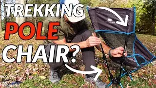 1ST EVER TREKKING POLE CHAIR // Get Out Gear TrekChair Review