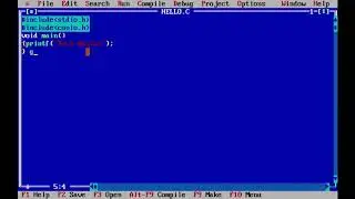 clrscr() and getch() functions in C