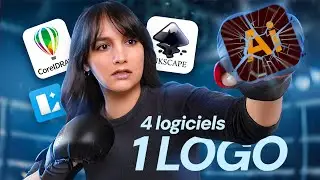 Je teste 4 LOGICIELS pour créer le même LOGO | Inkscape CorelDraw Lunacy & Illustrator | Ep.02