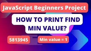 How to find minimum number without using loop | javascript projects for beginners