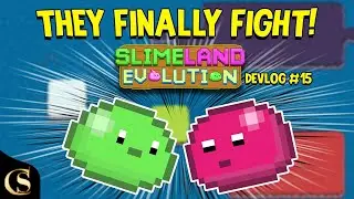 I added the first enemy mechanics to Slimeland Evolution | Unity Indie Game Devlog #15