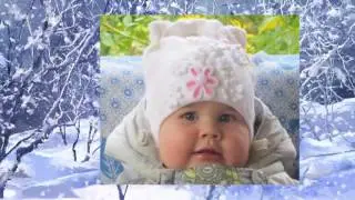 Серебристые снежинки