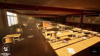 Japanese Classroom In #unrealengine