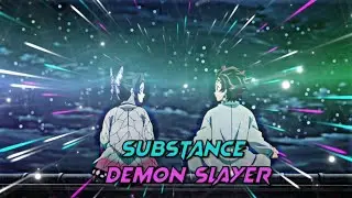 Substance Demon slayer Amv/Edit (free preset?) # demonslayer #freepreset #trend #alightmotion