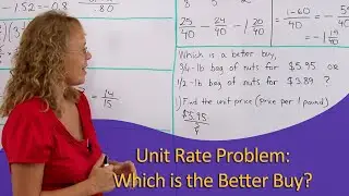 Unit rate word problem: which is a better buy? (7th grade math)