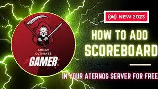 How to add scoreboard like hypixel in your aternos server I 2023