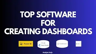 Top Software for creating dashboards for Data Analytics