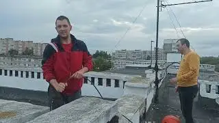 Устраняем засор в канализационном стояке с крыши