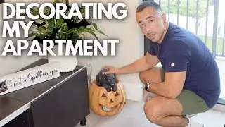 DECORATING MY OWN APARTMENT FOR HALLOWEEN 🎃