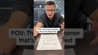 Getting pre approved on a car loan 