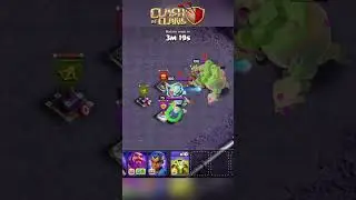 Can All Clash of Clans Heroes Defeat the Mountain Golem #coc #shorts