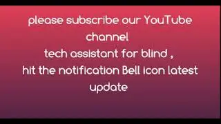 Auto image text to speech camera application for blind talking selfie with fastest voice feedback 🔥🔥