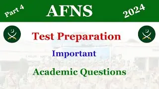AFNS Test Academic Questions | AFNS Test Preparation 2024