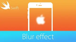 Swift - Blur effect