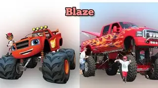 Blaze and The Monster Machines Characters in Real Life ✨️🔥 | 👉