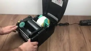 Как установить этикетку в Godex EZ120
