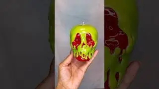 Poisonoussss 💀 #candles #poisonapple #disney #halloween #art #satisfying