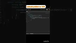 Goal parser interpretation | Leetcode problem solving #leetcode #java #shots