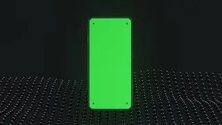 Smartphone mockup animation black particle wave green screen footage | 4K footages | GreenScreen Vfx
