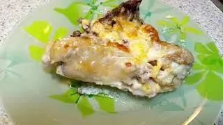 ИДЕЯ ДЛЯ ОБЕДА! Фаршированная СЫРОМ курица! Остановится НЕ ВОЗМОЖНО!