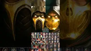 Scorpion Character Selection in Mk vs Dc Universe , Injustice , Mk9 , MkX , Mk11. Mk1  