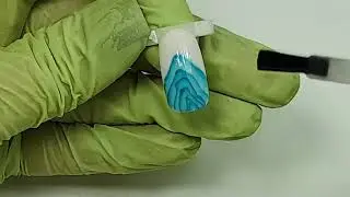 Абстракция акварельными каплями