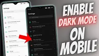 dark mode kaise on karen | how to enable dark mode on mobile