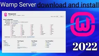 How To Download Wamp Server And Install in Windows|| Easy to use || Program With Divyesh