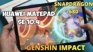 Genshin Impact in Huawei MatePad SE 10.4 (Hand Cam)