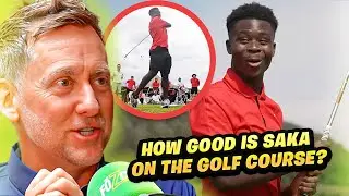 Teaching Bukayo Saka How To Play Golf!