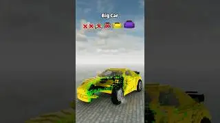 Big & Small Cars vs Nanites | Teardown #shorts
