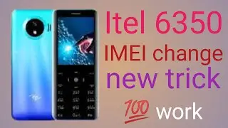 itel 6350 IMEI change code ! itel it 6350 invalid sim solution ( Abdullah technique)