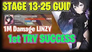 EVERSOUL STAGE 13-25 GUIDE, 1M DAMAGE LINZY