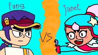Fang vs Janet - Brawl Stars animation 