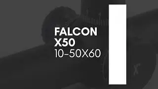 Falcon X50 10-50X60 MOA SFP Rifle Scope