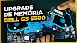 DELL G5 5590 NOTEBOOK GAMER COMO INSTALAR MEMÓRIA RAM PASSO A  PASSO UPGRADE