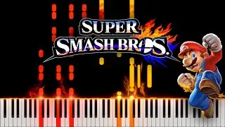 Super Smash Bros. - All Main Themes Medley - Piano Tutorial