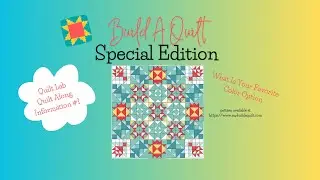 Build A Quilt Quilt Lab Quilt Along Information 1