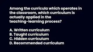 Alin sa mga Curriculum ang Ginagamit sa Actual Teaching? | Curriculum Types Explained